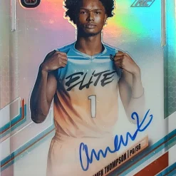 Wholesale 😍 NBA 2021-22 Topps Chrome Overtime Elite Amen Thompson Trading Card CA-AT2 [Autographed Rookie Card] 💯