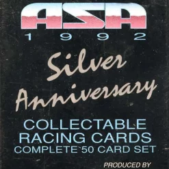 Buy 😍 American Speed Association ASA 1992 Silver Anniversary Trading Card Set [50 Cards] 😍