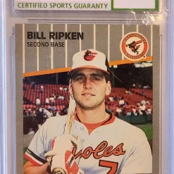 Wholesale ⭐ MLB 1989 Fleer Bill Ripken Trading Card #616 [Obscenity on Bat] [CSG 8.5] 👏