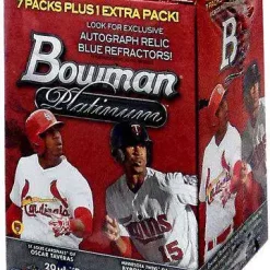 Cheapest ❤️ MLB Topps 2014 Bowman Platinum ⚾ Baseball Cards Trading Card BLASTER Box ⭐