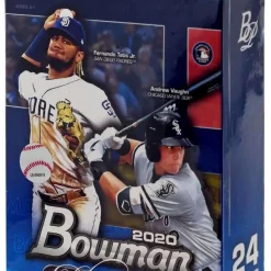 Top 10 👏 MLB Topps 2020 Bowman Platinum ⚾ Baseball Trading Card HANGER Box [24 Cards, 2x Icy Parallels & 2x Numbered Parallels] 😍