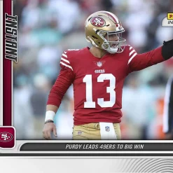 Discount 🔔 NFL San Francisco 49ers 2022 Instant Weekly Football Brock Purdy Trading Card #134 [Rookie Card, Leads 49ers to Big Win!] (Pre-Order ships January) 🛒