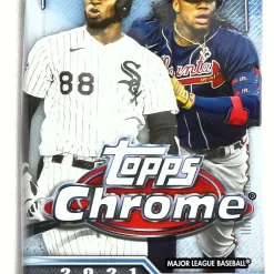 New 🤩 MLB Topps 2021 Chrome ⚾ Baseball Trading Card JUMBO HOBBY Pack [13 Cards] 🔔