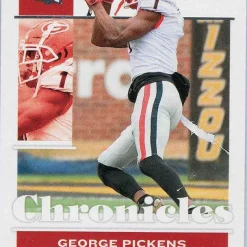 Promo ✨ NFL Pittsburgh Steelers 2022 Panini Chronicles Draft Picks George Pickens Trading Card #21 [Rookie Card] 🔥