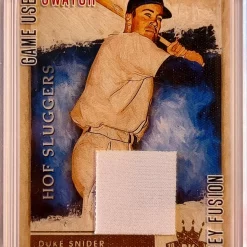 Budget 🔥 Jersey Fusion 2021 All Sports Edition Duke Snider Trading Card JF-DS78 [Game Used Swatch] 💯