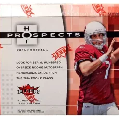 Outlet 🌟 NFL 2006 Hot Prospects Trading Card HOBBY Box 🔔