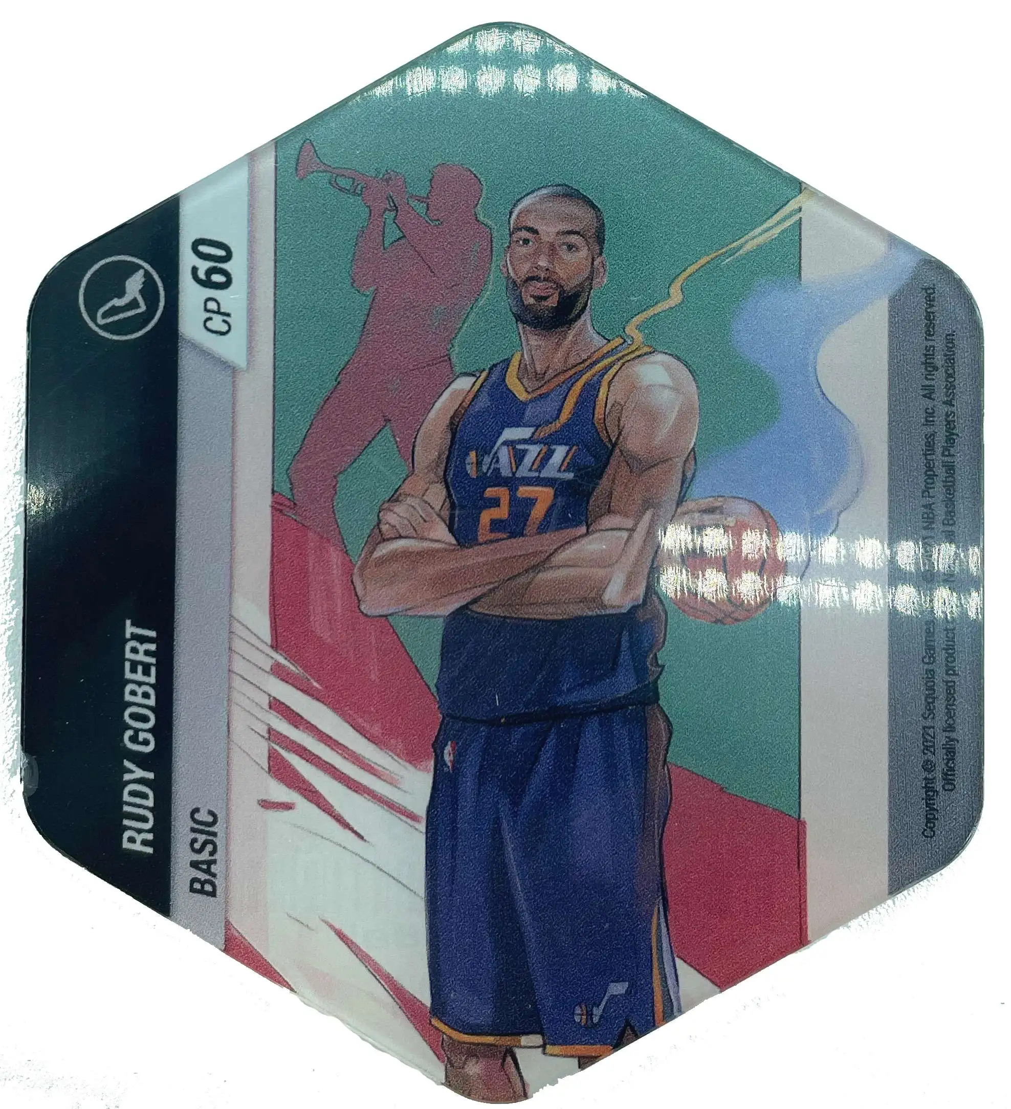 Promo ✔️ NBA FLEX Series 2 Basic Rudy Gobert Player Flexagon ✔️ 1 Promo ✔️ NBA FLEX Series 2 Basic Rudy Gobert Player Flexagon ✔️