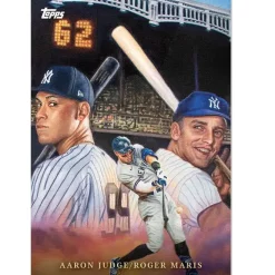Cheap ⌛ MLB New York Yankees 2022 Game Within The Game Aaron Judge / Roger Maris Exclusive Trading Card #15 (Pre-Order ships January) 🎉