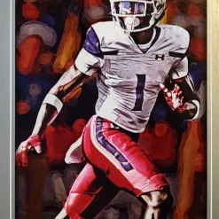 Best Sale 🎁 NFL New York Jets 2022 Artistry Football Ahmad "Sauce" Gardner Silver Trading Card #1 [Rookie Card] 🧨