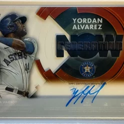 Best deal 🎁 MLB 2022 Clearly Authentic ⚾ Baseball Yordan Alvarez Trading Card GNA-YA [Autographed] 🔥