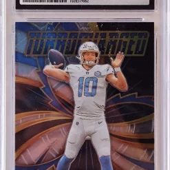 Hot Sale 🎉 NFL 2020 Panini Select CSG 8 Justin Herbert Trading Card T24 [Rookie, Turbocharged] 🌟