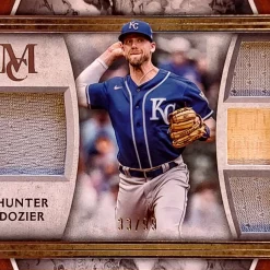 Promo 💯 MLB 2022 Topps Museum Collection Hunter Dozier 33/99 Trading Card SPPPQR-HD [Quad Relic] 🌟