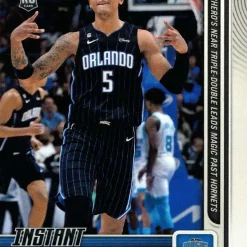 Discount 🔥 NBA 2022-23 Instant 🏀 Basketball Paolo Banchero Trading Card #19 [Rookie, Near Triple-Double] 😍