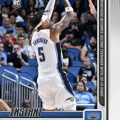 Cheap 🧨 NBA Orlando Magic 2022-23 Instant 🏀 Basketball Paolo Banchero Trading Card #25 [Rookie Card, Becomes 2nd Teenager with 30-15 Game] (Pre-Order ships January) 😀