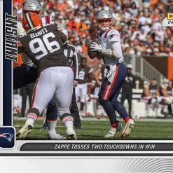 Promo ⭐ NFL New England Patriots 2022 Instant Weekly Pass Football Bailey Zappe Trading Card #62 [Rookie Card, Tosses 2 Touchdowns In Win] 👍