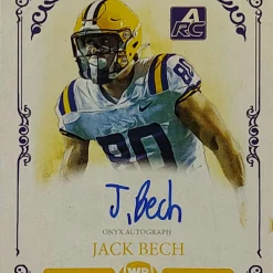 Budget 🔔 NFL 2022 Onyx Vintage College Football Jack Bech Blue Ink /300 Trading Card CAJB [Auto Rookie] 😉