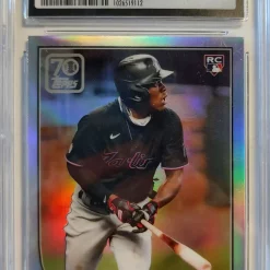 Best Pirce 👍 MLB 2021 70 Years of Topps Chrome Jazz Chisholm Trading Card #70YTC-63 [Rookie] [CSG 9] 🤩