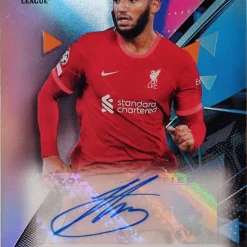 Best Sale ✔️ UEFA 2020-21 Topps Finest Champions League Joe Gomez Trading Card BA-JG [Signed] 🌟
