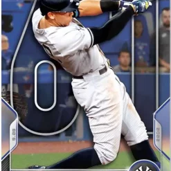 Brand new 🛒 MLB New York Yankees 2022 Topps Now Aaron Judge Exclusive Trading Card #975 [Slugger Ties AL Record with 61st HR Of Season!] 🎁