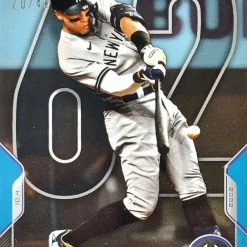 Deals ❤️ MLB New York Yankees 2022 Topps Now Aaron Judge Blue Parallel 20/49 Trading Card #1012 [62nd HR] ✨
