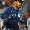 Best Pirce 🌟 MLB 2022 Topps Now Julio Rodriguez Trading Card #535 [Rookie Card, Grand Slam, 5 RBI Lead Club's 12th Straight Win] 😀