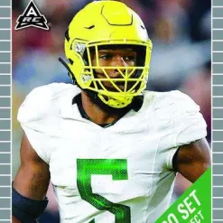Coupon 🥰 Leaf Oregon Ducks 2021 Pro Set Prospect Football Kayvon Thibodeaux Trading Card ["ARC" Amateur Rookie Card] 👍