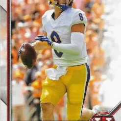 Promo 👏 NFL Pittsburgh Panthers 2021 Bowman University Footbal Kenny Pickett Trading Card #65 [1st Bowman, Rookie Card] 👏