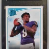 Deals 😀 NFL 2018 Donruss Football Lamar Jackson Trading Card #317 [Rated Rookie] [SGC 9.5] 🤩