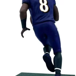 Best Pirce 😀 NFL Baltimore Ravens Football Lamar Jackson Action Figure [Regular Version] 🔥 -Sports Cards Shop lamarjacksonfigure inset2