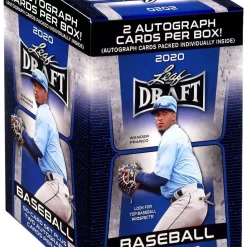 Promo 😉 MLB 2020 Draft ⚾ Baseball Trading Card RETAIL BLASTER Box [2 Autographs (Blue Box)] ⌛