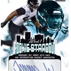 Best reviews of 👍 NFL Jacksonville Jaguars 2022 Week 1 Rookie Standout Football Travon Walker /119 AUTOGRAPHED Trading Card RS-TW1 [XRC Rookie Card] 😍