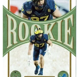 Promo 🔥 NFL 2022 Legacy Football Aidan Hutchinson Trading Card #148 [Rookie Card] 🔔