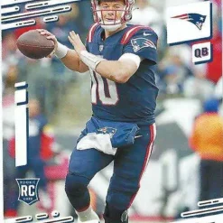 Best Pirce 👏 NFL 2021 Chronicles Prestige Football Mac Jones Trading Card #205 [Rookie] 🥰