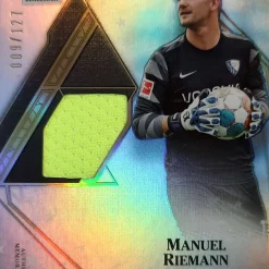 Wholesale 🌟 Topps 2021-22 Tier One - Bundesliga Manuel Riemann 9/127 Trading Card MSR-MRI [Magic Skills Relic] ⌛