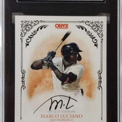 Outlet 🧨 MLB 2022 Onyx Vintage ⚾ Baseball SGC 9 Marco Luciano 4/5 Trading Card VAML [Signed, Black Ink] 😀