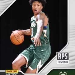 Budget ⌛ NBA Milwaukee Bucks 2022-23 Instant RPS First Look 🏀 Basketball Marjon Beauchamp Trading Card RPS-21 [Rookie Card] ❤️