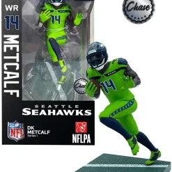 Wholesale 💯 NFL Seattle Seahawks Football D.K. Metcalf Action Figure [Green Pants, Chase Version] 😉