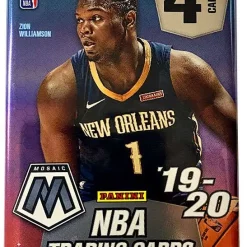 Cheap 😉 NBA Panini 2019-20 Prizm Mosaic 🏀 Basketball Trading Card RETAIL Pack [4 Cards] ✨