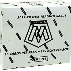 Outlet 😉 NBA Panini 2019-20 Prizm Mosaic 🏀 Basketball Trading Card CELLO Box [12 Packs] 🛒