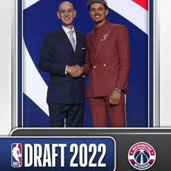 Top 10 🌟 NBA Washington Wizards 2022-23 Instant Draft Night 🏀 Basketball Johnny Davis Trading Card DN10 [#10 Pick] ❤️