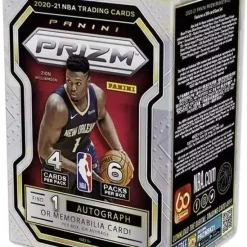Top 10 ✨ NBA Panini 2020-21 Prizm 🏀 Basketball Trading Card BLASTER Box [6 Packs, 1 Autograph OR Memorabilia Card] 👏