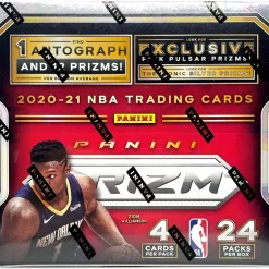 Best reviews of ✔️ NBA Panini 2020-21 Prizm 🏀 Basketball Trading Card RETAIL Box [24 Packs, 1 Autograph] ❤️