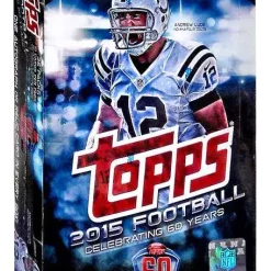 Best deal 😀 NFL Topps 2015 Football Trading Card HOBBY Box [36 Packs, 1 Autograph OR Relic Card] 😉