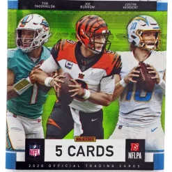 Outlet 🎁 NFL Panini 2020 Chronicles Football Trading Card RETAIL Pack [5 Cards] 🥰