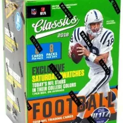 Outlet 🤩 NFL Panini 2018 Classics Football Trading Card BLASTER Box [8 Packs] ⌛