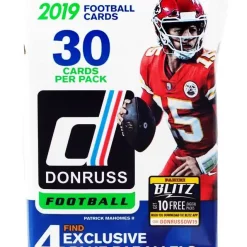 Flash Sale 👏 NFL Panini 2019 Donruss Football Trading Card VALUE Pack [30 Cards] ⭐