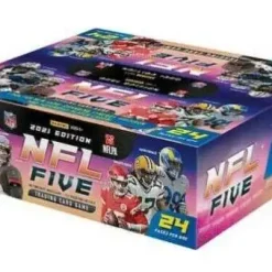 Deals ✔️ NFL Trading Card Game 2021 Five Football Booster Box [24 Packs] 🔔