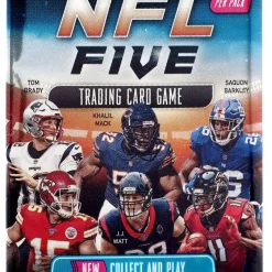 Deals 🎉 NFL Trading Card Game 2019 Five Football Booster Pack [9 Cards] 🎉