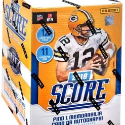 Budget ❤️ NFL Panini 2018 Score Football Trading Card BLASTER Box [11 Packs, 1 Memorabilia OR Autograph Card] 🔥