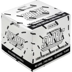 Hot Sale 🥰 NFL Panini 2018 Score Football Trading Card VALUE Box [12 Packs] 🤩